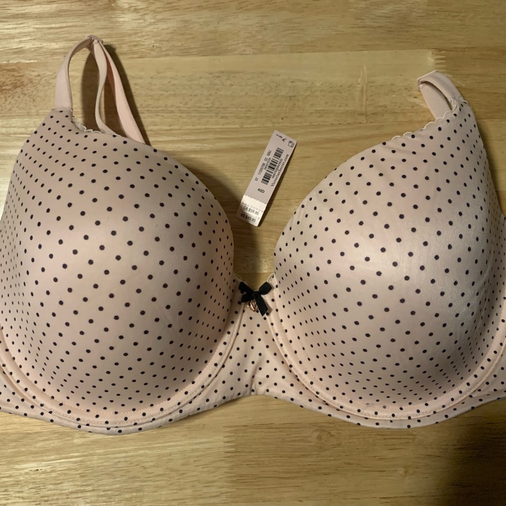 Pink polka dot Victoria Secret Bra